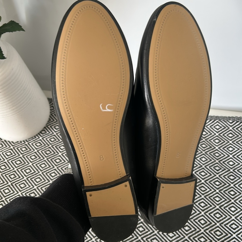 Taft leather loafers-black and gold-size 8 - Picture 10 of 13